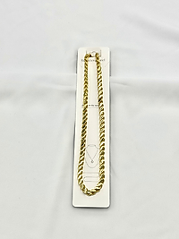 Arpa Çelik Kolye Gold 45 cm